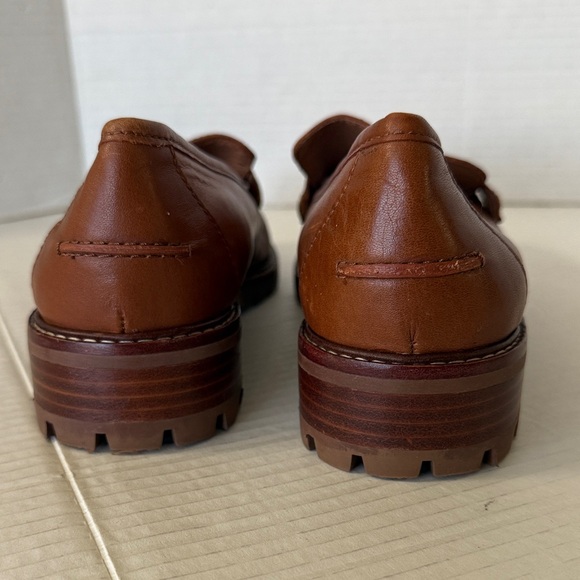 Madewell Corinne Lugsole Penny Loafers Sz 9.5 Business Casual Preppy Leather - Picture 8 of 13